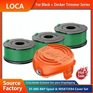 90583594 BLACK DECKER <b>Trimmer</b> Head Cover Replacement Orange <b>Trimmer</b> <b>Line</b> Spool Cover Set for GH3000 LST540 LST540B GH3000R 1 - Product Image 4