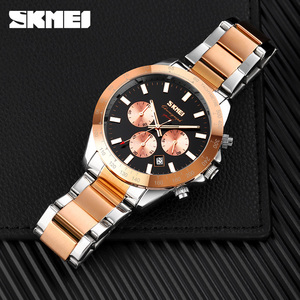 SKMEI-Reloj de pulsera de acero inoxidable 9259 para hombre, cronógrafo <span class=keywords><strong>Original</strong></span> de marca de lujo - Product Image 1