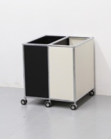 Meuble de rangement modulaire pliable et extensible en acier inoxydable, personnalisable, moderne et écologique, du fabricant d'origine