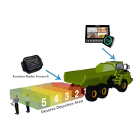 Sensor PWAS AI, detección de punto ciego, sistema de detección de peatones, cámara de punto ciego para carretilla elevadora, grúa, excavadoras