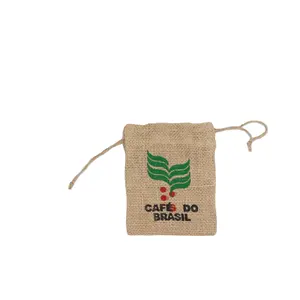 Indian Supplier string pouch with fast shipping service available small mini coffee tea burlap hessian pouch
