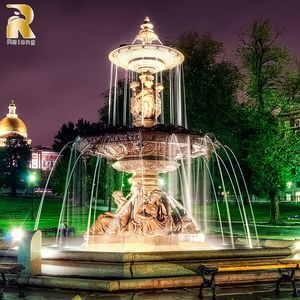 В натуральную величину открытый садовый Декор бронзовый женский фонтан для заливки воды - Product Image 6