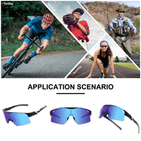 Lunettes de soleil de baseball personnalisées avec logo, nouvelles lunettes de sport polarisées Tr90 pour adultes, hommes, femmes, cyclisme, course à pied