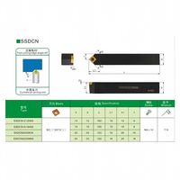 Portaherramientas de Torneado Externo SSDCN1212H09, SSDCN1616H09, SSDCN2020K09, SSDCN2525M09, SSDCN2525M12, Barra de Corte para Torno CNC
