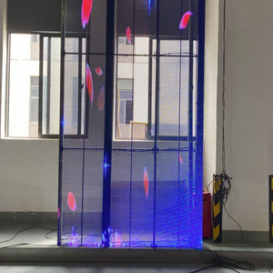 Ngoài trời Dip LED lưới đầy đủ màu sắc P16 P20 p31.25 trong suốt Màn hình hiển thị LED - Product Image 1