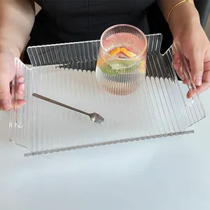 Neon-Acryl-Schale dekorativ bunt großes Acryl-Papier-Schale stapelbar