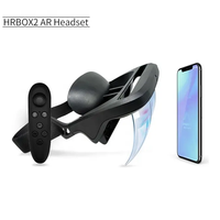Lunettes AR les plus vendues, loupe de réalité augmentée 3D, nouvelle boîte de réalité virtuelle VR, compatibilité avec les smartphones pour une vidéo améliorée