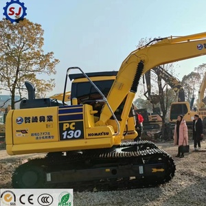 รถขุดตีนตะขาบ Komatsu PC130 มือสอง 13 ตัน ราคาโรงงาน ชั่วโมงการใช้งานต่ำ คุณภาพสูง รุ่น PC200 PC120 - Product Image 3