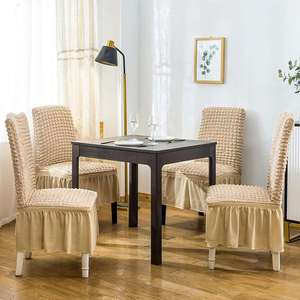 Housse de chaise universelle extensible en polyester lavable à motif alvéolé pour événements de mariage - Vente en gros - Product Image 2