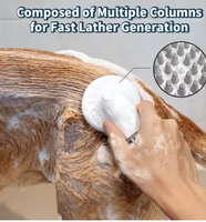 Brosse de bain pour animaux de compagnie moderne Portable chien laveuse et shampooing vaporisateur canard écologique ABS mousse automatique pour animaux de compagnie