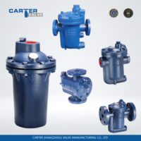 Carter Inverted Bucket Steam Trap Drain yang Dapat Disesuaikan, Terbuat dari Besi Cor GG25, Besi Daktile GG40, WCB, Flens RF, Flens FF, Ulir NPT, BSP, Anti-air.