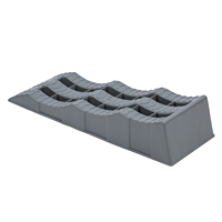 Rampe de nivellement en plastique à 3 marches, blocs de nivellement portables pour voiture caravane camping-car