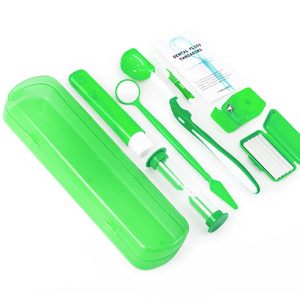 Kit de soins orthodontiques portable, 8 pièces, outils de nettoyage, cure-dents, ensemble d'hygiène pour bretelles - Product Image 5