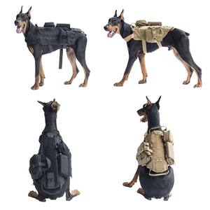 Multifungsi 3 Kantong Dapat Dilepas Tugas Berat Berburu Besar Anjing Berat Harness Taktis Anjing Harness - Product Image 5
