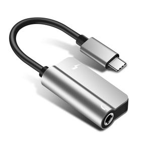 <span class=keywords><strong>C</strong></span>âble de chargement audio auxiliaire 2 en 1 de type <span class=keywords><strong>C</strong></span> à 3.5mm, connecteur de microphone pour Samsung Galaxy HTC Essential <span class=keywords><strong>Sony</strong></span> Huawei - Product Image 1