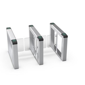 304 스테인리스 스틸 패스트 레인 출입 통제 RFID 보안 카운터 스윙 턴스타일 게이트 - Product Image 4