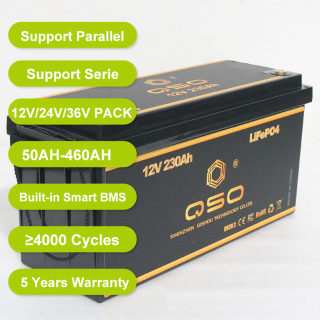 Grade a Lifepo4 12V 24V 100Ah 150Ah 50Ah 250Ah 300Ah 400Ah 12V100AH 12V200Ah 24 12 V Volt Solar Lithium Ion Batteries 12V 200Ah