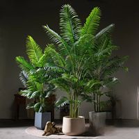 NINI 2026 Palmier artificiel réaliste en PE de haute qualité avec des feuilles épaisses pour la décoration de bureau et les festivals