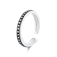 Bagues d'orteil fines et minimalistes en argent sterling 925 pour femmes et filles, bracelet ouvert ajustable, taille 2-4