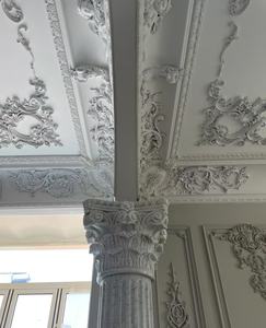 Modanatura Decorativa in PU OB-2101 con Motivo Geometrico a Quadrati Piccoli e Linee a Corda Intrecciata - Product Image 5