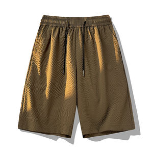 กางเกงผ้าแจ็คการ์ดโจ๊กเกอร์แบบเรียบง่ายสำหรับผู้ชายโลโก้ออกแบบได้ตามต้องการใส่สบายแฟชั่นลำลองผ้ายืดรัดเอวสุดเท่สำหรับฤดูร้อน - Product Image 4