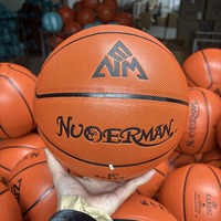 Ballon de basketball taille 7 officiel personnalisé avec logo, en PU laminé, pour l'entraînement – Vente en gros directe fabricant