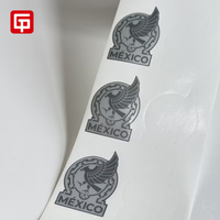 Étiquette personnalisée découpée à la forme, autocollant décoratif transparent avec logo pour entreprises et commerces de détail, impression couleur