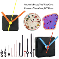 Aiguilles d'horloge murale créatives DIY: Craft Unique Timepieces avec plastique ABS écologique