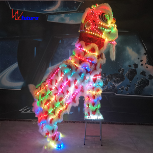 Luz LED Festival <span class=keywords><strong>tradicional</strong></span> <span class=keywords><strong>chino</strong></span> Kung Fu LED Lion Dance Barongsai Disfraces para eventos tradicionales - Product Image 2