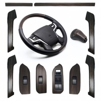 Accesorios para Automóviles YBJ, Kit de Actualización Interior del Tablero para Prado Land Cruiser FJ150 2010-2017, Actualización a LC150 2018-2021, Volante a la Izquierda