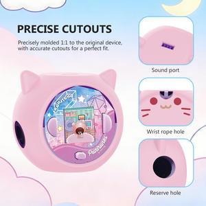 Coque de protection portable adaptée à la console de jeu électronique pour animaux de compagnie <span class=keywords><strong>Takara</strong></span> <span class=keywords><strong>Tomy</strong></span> Punirunes, housse de protection en silicone - Product Image 4