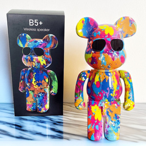 New Creative B5 + bạo lực gấu loa không dây di động mát Louder loa bluetooth Loa - Product Image 3