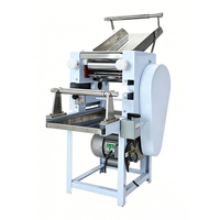 Nouvelle machine automatique commerciale en acier inoxydable pour la fabrication de nouilles MTJ-40-1 1100W 220V/50Hz avec épaisseur réglable et moulin à farine