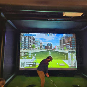 <span class=keywords><strong>Cage</strong></span> d'Entraînement de <span class=keywords><strong>Golf</strong></span> Portable, Simulateur de <span class=keywords><strong>Golf</strong></span> Gonflable, Tente de Tir pour Projecteur Avec Écran - Product Image 3