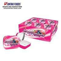 Boîte de conserve portable Emballage OEM Bon marché en vrac Bonbons sucrés à la menthe poivrée sains Confiserie menthe extra forte