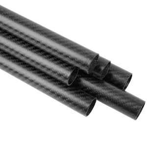 轻质直接制造商工业定制全碳纤维圆管