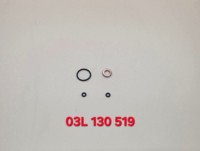 Anillo de Sellado para Inyector de Combustible 03L130519, Sello de Cobre para Inyector, Sello para Soporte de Boquilla para VW Polo Touran Audi A1 A3 1.6 TDI CR