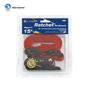 אביזרי בקרת מטען איכותיים של HIDEA, רצועות קשירה עם אבזם ראצ'ט, רצועות פוליאסטר לקשירת מטען, ערכות אריזה - Product Image 5