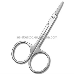 Thép không gỉ công cụ làm móng tay sắc nét cong tip làm móng tay lớp biểu bì kéo - Product Image 1