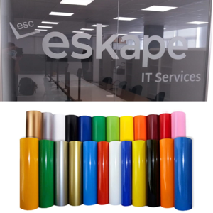 لفة فينيل لاصقة ذاتية اللصق بيضاء عالية اللمعان، فيلم PVC على طراز أوراكل 651 لآلة القطع، لتزيين أرضيات الرقص في حفلات الزفاف - Product Image 2