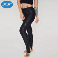Vêtements de pole dance, leggings de pole dance personnalisés avec motif en silicone, pantalon de pole dance collant