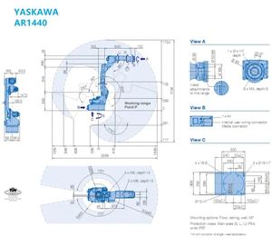Machine de soudage MIG YASKAWA Ar1440, soudeuses à arc, machine de soudage industrielle à 6 axes pour la robotique industrielle - Product Image 4