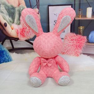 Mới Bán Buôn Kim Cương-nạm Thỏ Búp Bê Dễ Thương Thơm Phòng Khách Đồ Trang Trí Siêu Mềm Sang Trọng Phụ Kiện Xe Hơi Phòng - Product Image 1