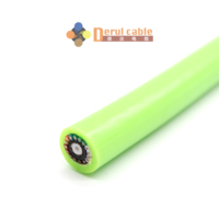 Câble vidéo/lumière sous-marin PUR avec gaine en cuivre, isolation PE, indice de protection IP68, pour utilisation industrielle coaxiale en plongée commerciale