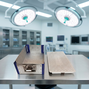 Caja de Herramientas Quirúrgicas de Aluminio, Contenedor de Almacenamiento de Instrumentos Médicos para Clínicas, Hospitales y Proveedores de Instrumentos Quirúrgicos - Product Image 1