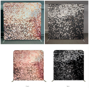 Funda de Almohada de Tela Elástica con Lentejuelas Doradas/Plateadas, Soporte de Fondo para Fotografía de Estudio, Tamaño Personalizado - Product Image 3