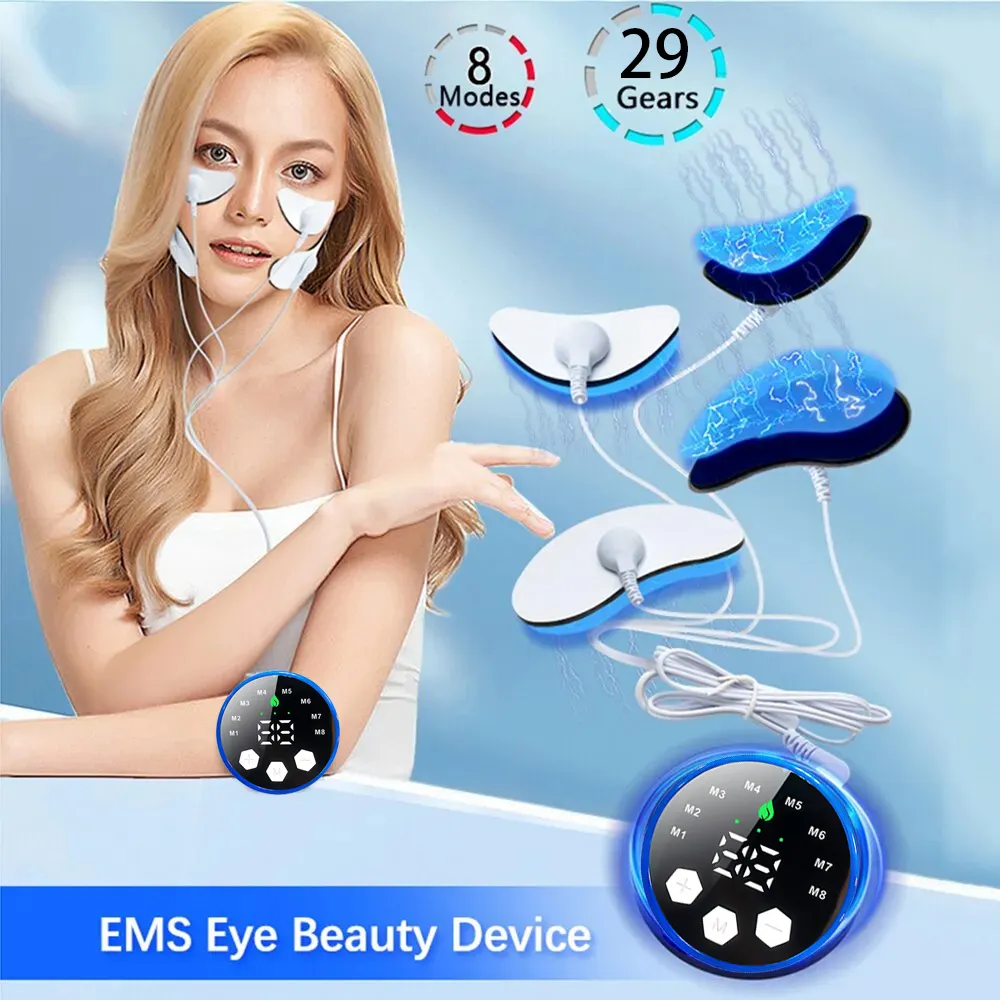 2023 nouveau Design 4 en 1 visage masseur yeux Vibro stimulateur peau électronique stimulateur musculaire outil de beauté des yeux