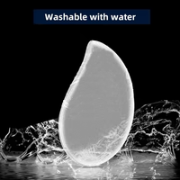 Dissolvant de callosités de pied en verre nano outils de pédicure professionnels en forme de goutte pour la peau morte et la peau sèche fissurée dure