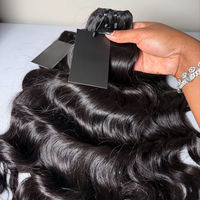 Paquete de Cabello Virgen con Cutícula 100% Alineada, Cabello Humano Virgen sin Procesar de Malasia, Proveedores de Cabello Virgen al por Mayor