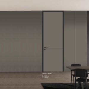 <span class=keywords><strong>Porte</strong></span> composite en bois massif moderne, écologique, sans peinture, pour l'<span class=keywords><strong>intérieur</strong></span> des maisons, des hôtels, <span class=keywords><strong>porte</strong></span> de chambre à coucher en bois de cristal de carbone - Product Image 3